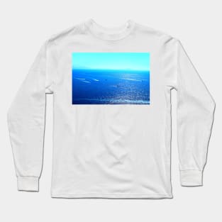 View at the Tyrrhenian Sea and boats from Isola di Procida Long Sleeve T-Shirt